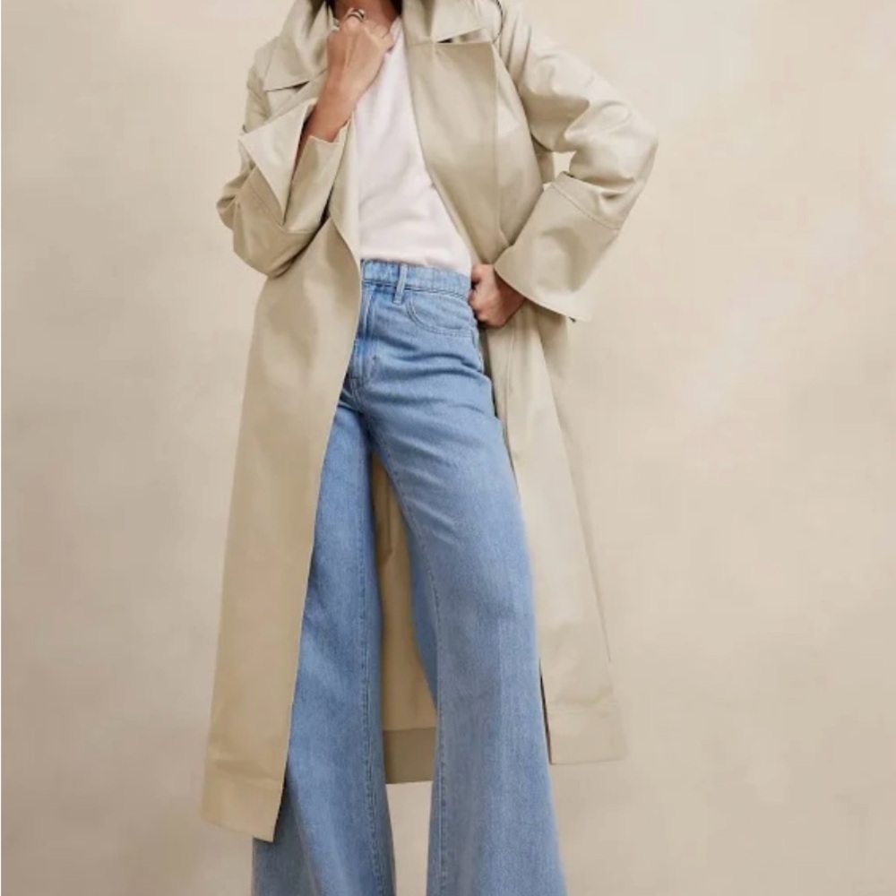 Banana Republic twill cotton trenchcoat